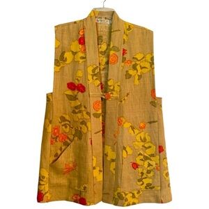 ✨Regalia Women’s Handmade Artisan Layering Vest, Sz M, Pre-owned 🌏